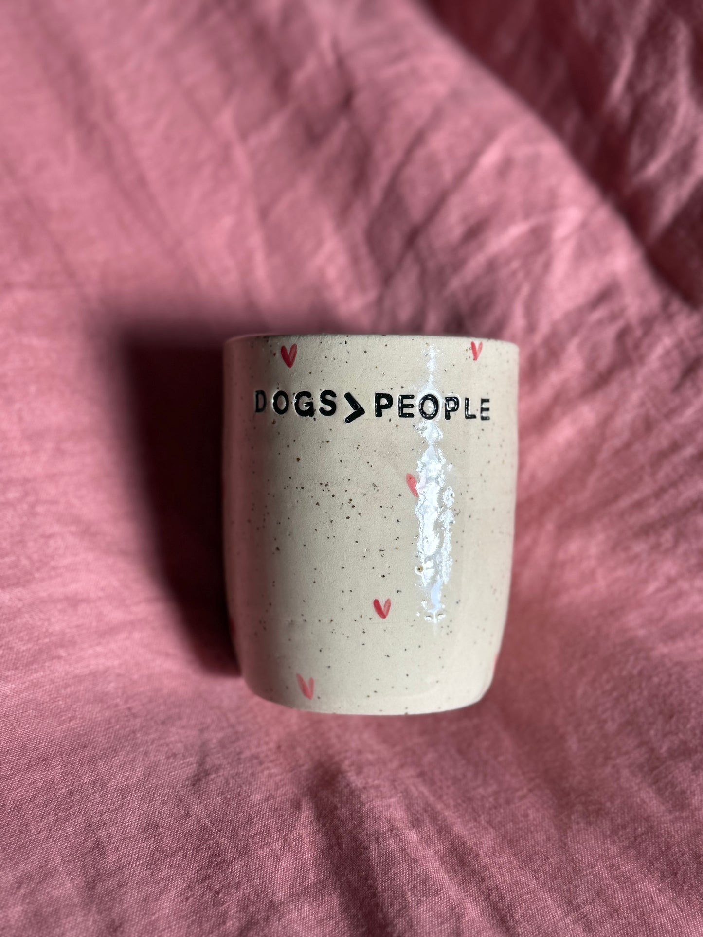 ‘Dogs better than People’ Tumbler