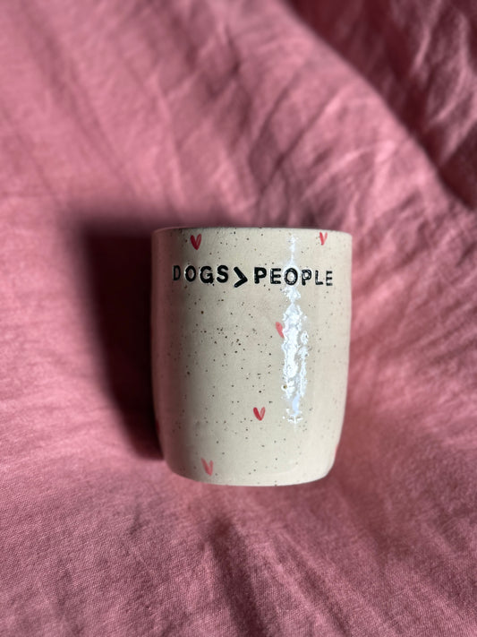 ‘Dogs better than People’ Tumbler