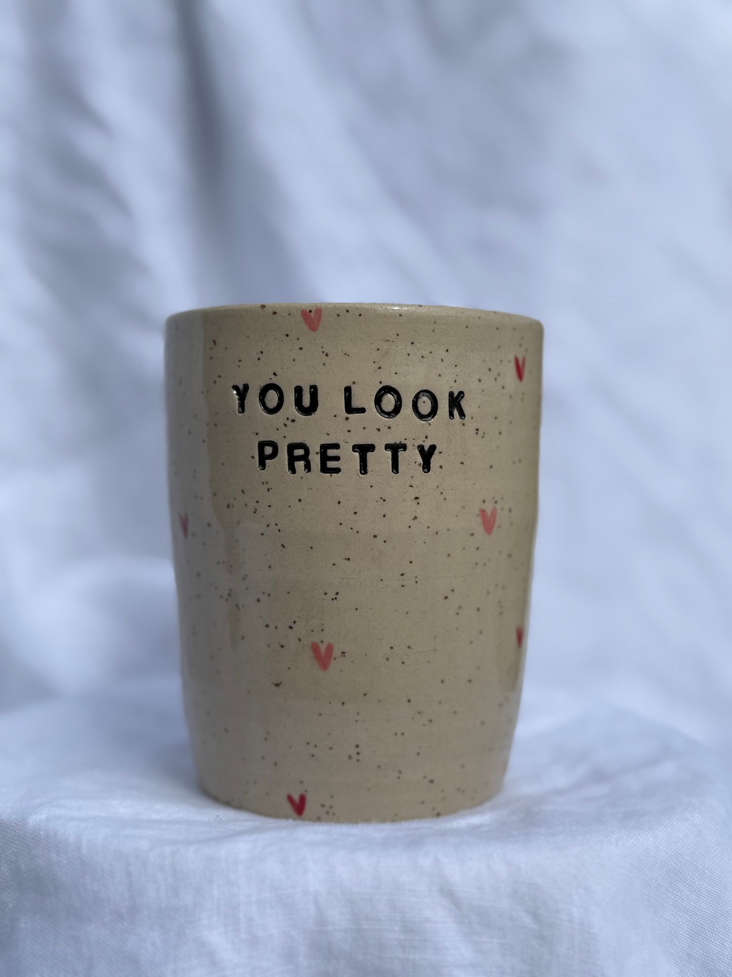 ‘You Look Pretty’ tumbler