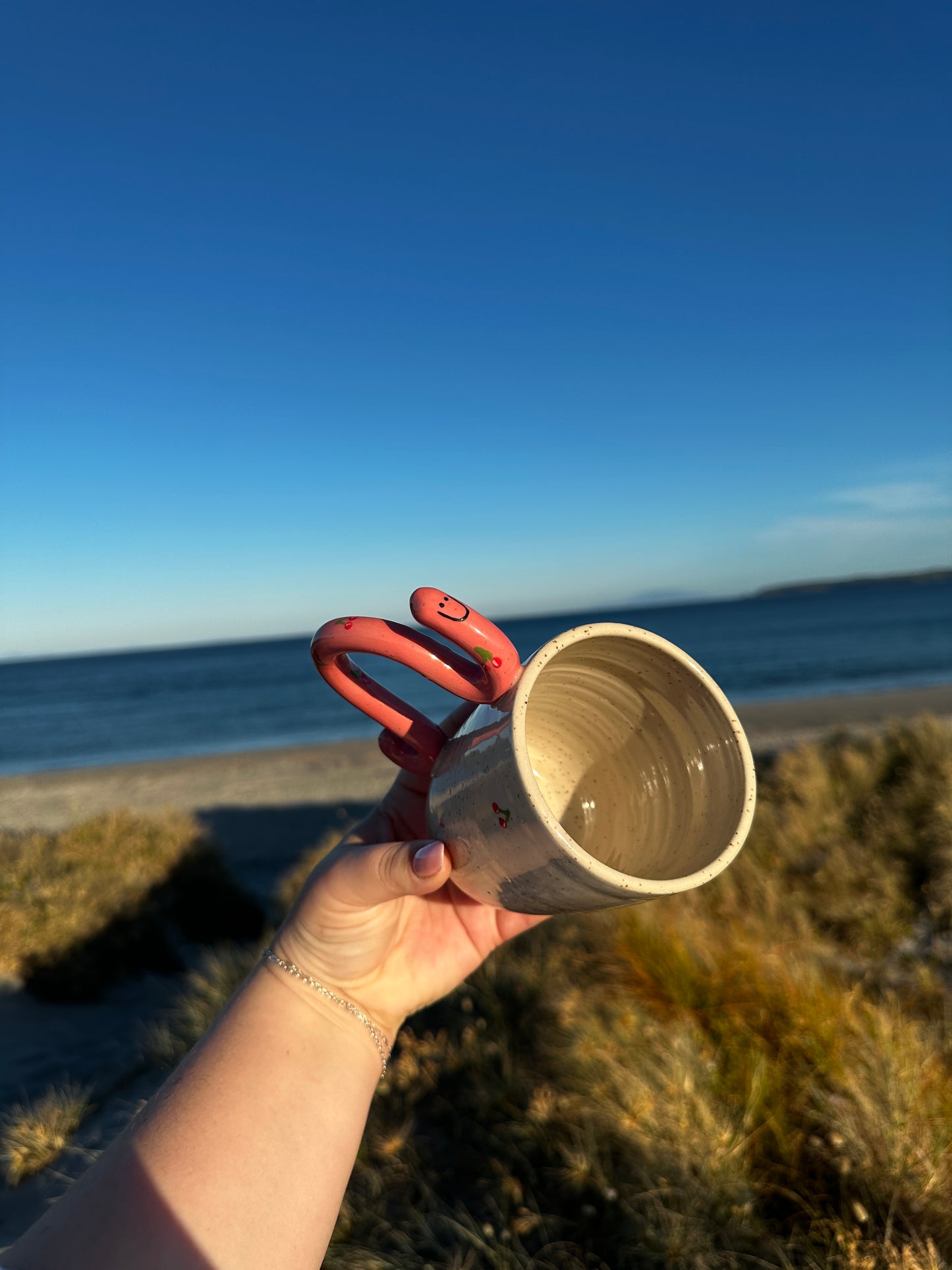 Worm Mug- Cherry Edition