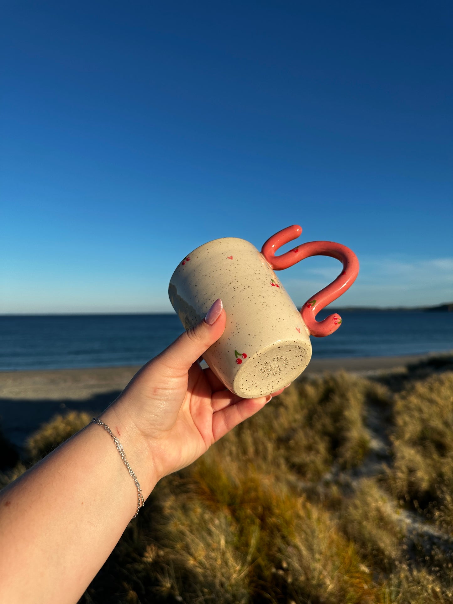 Worm Mug- Cherry Edition