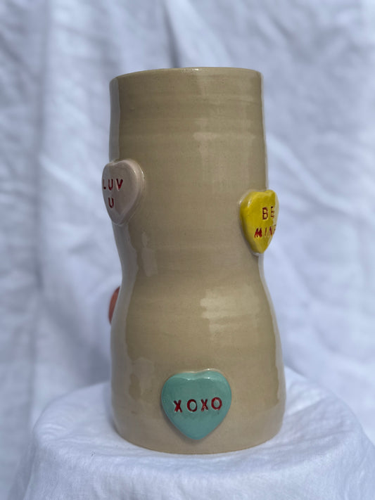 Candy Heart Vase #3