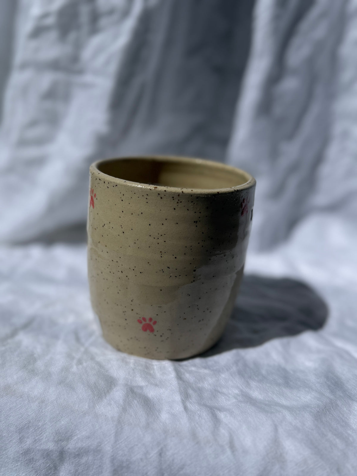 Dog Mum Tumbler - paw prints