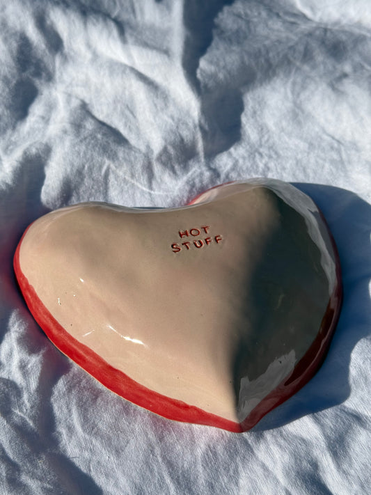 Hot stuff candy wall heart