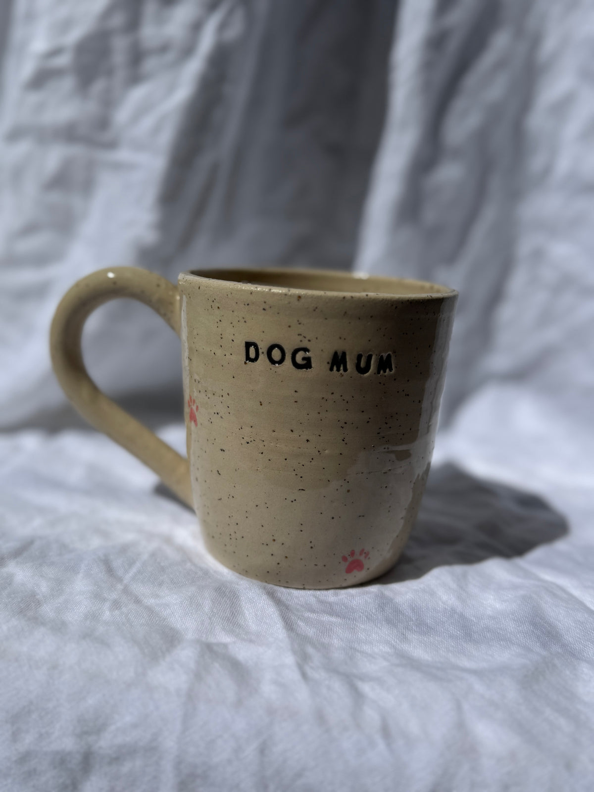 Dog Mum Mug - paw prints