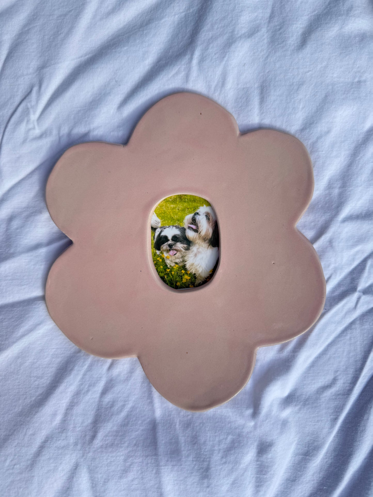 Polaroid frame- flower
