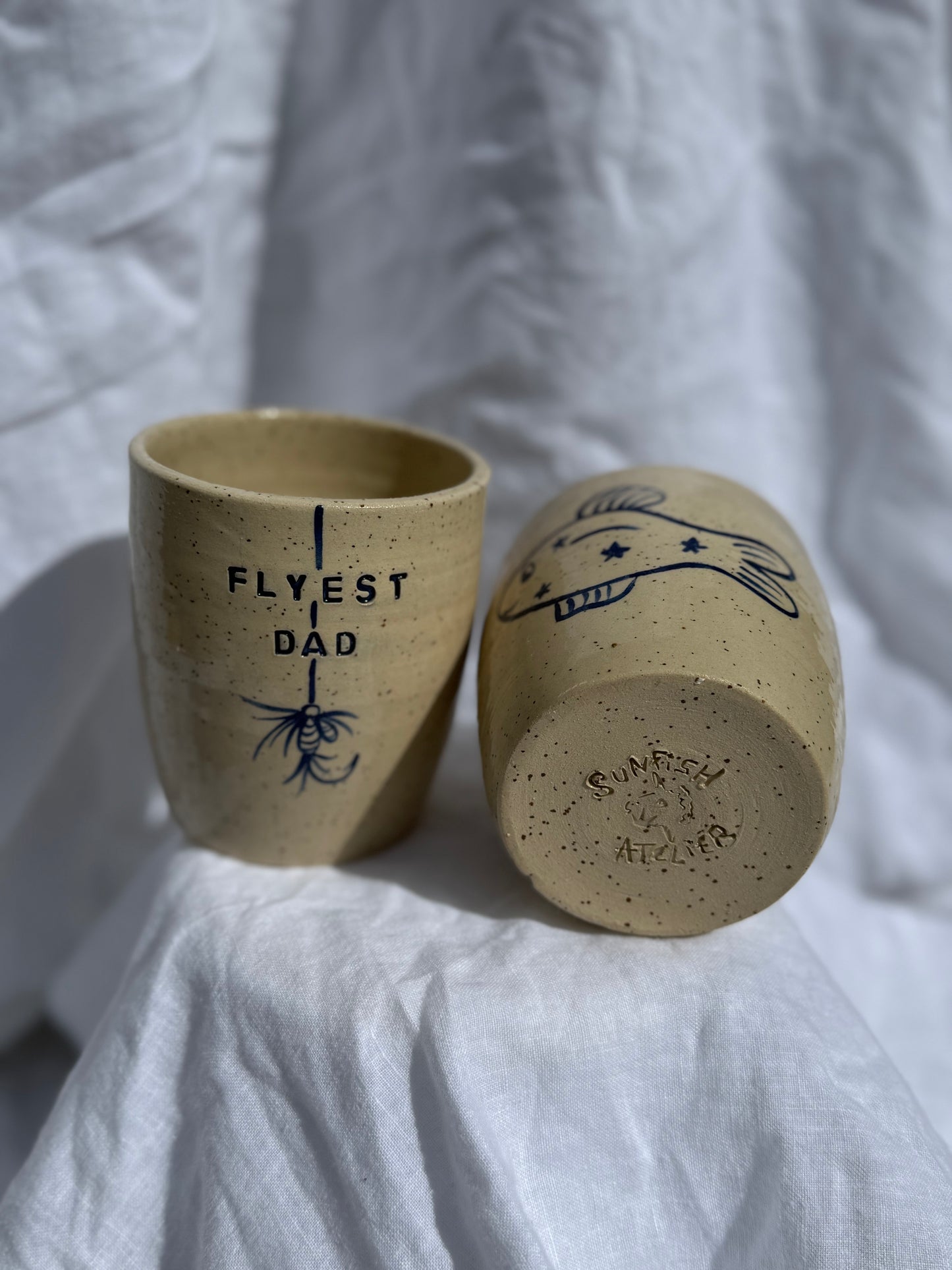 Flyest dad Tumbler - fish
