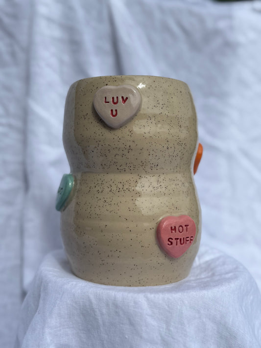 Candy Heart Vase #1