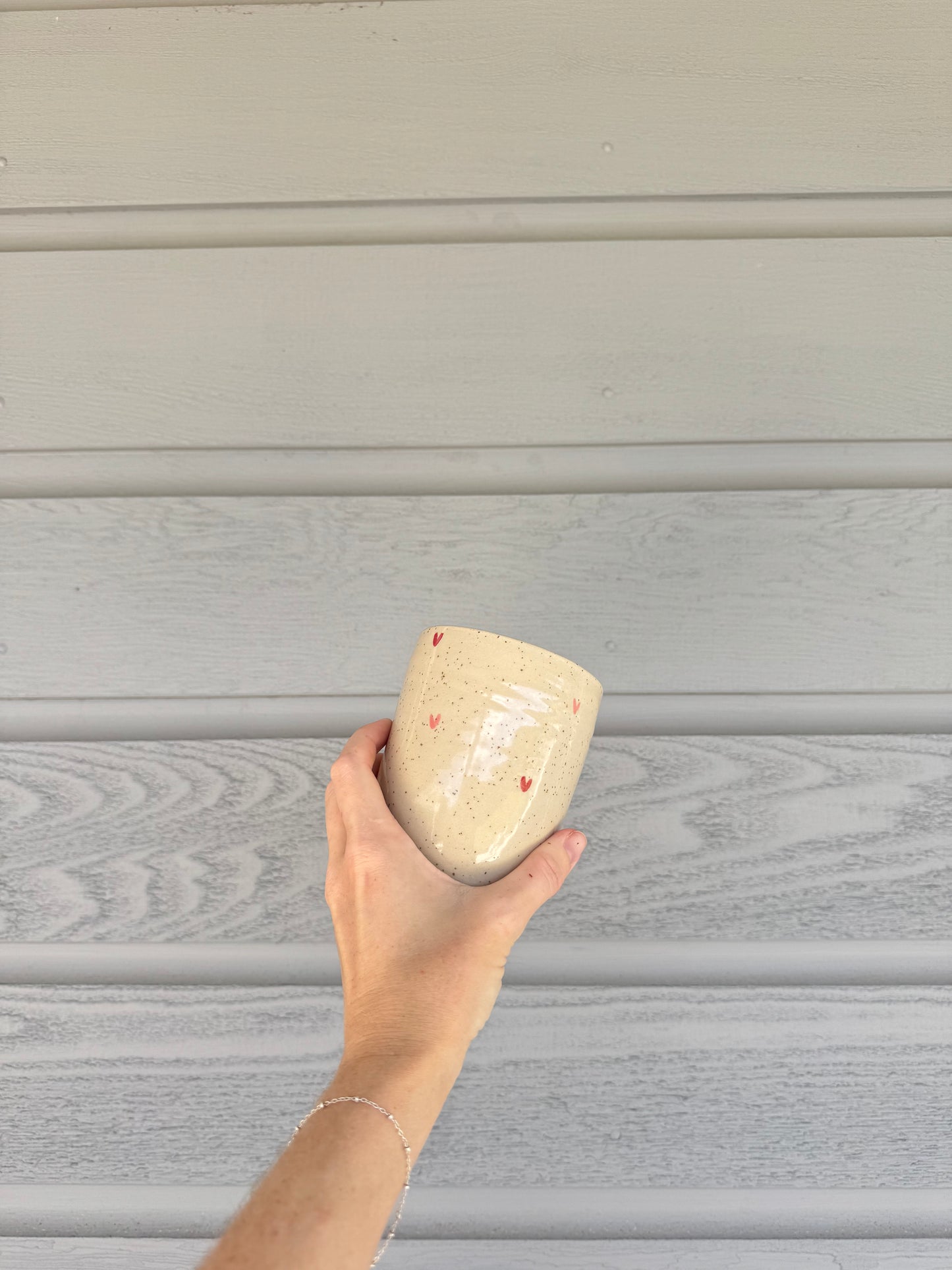 "You Are Loved" Heart Tumbler