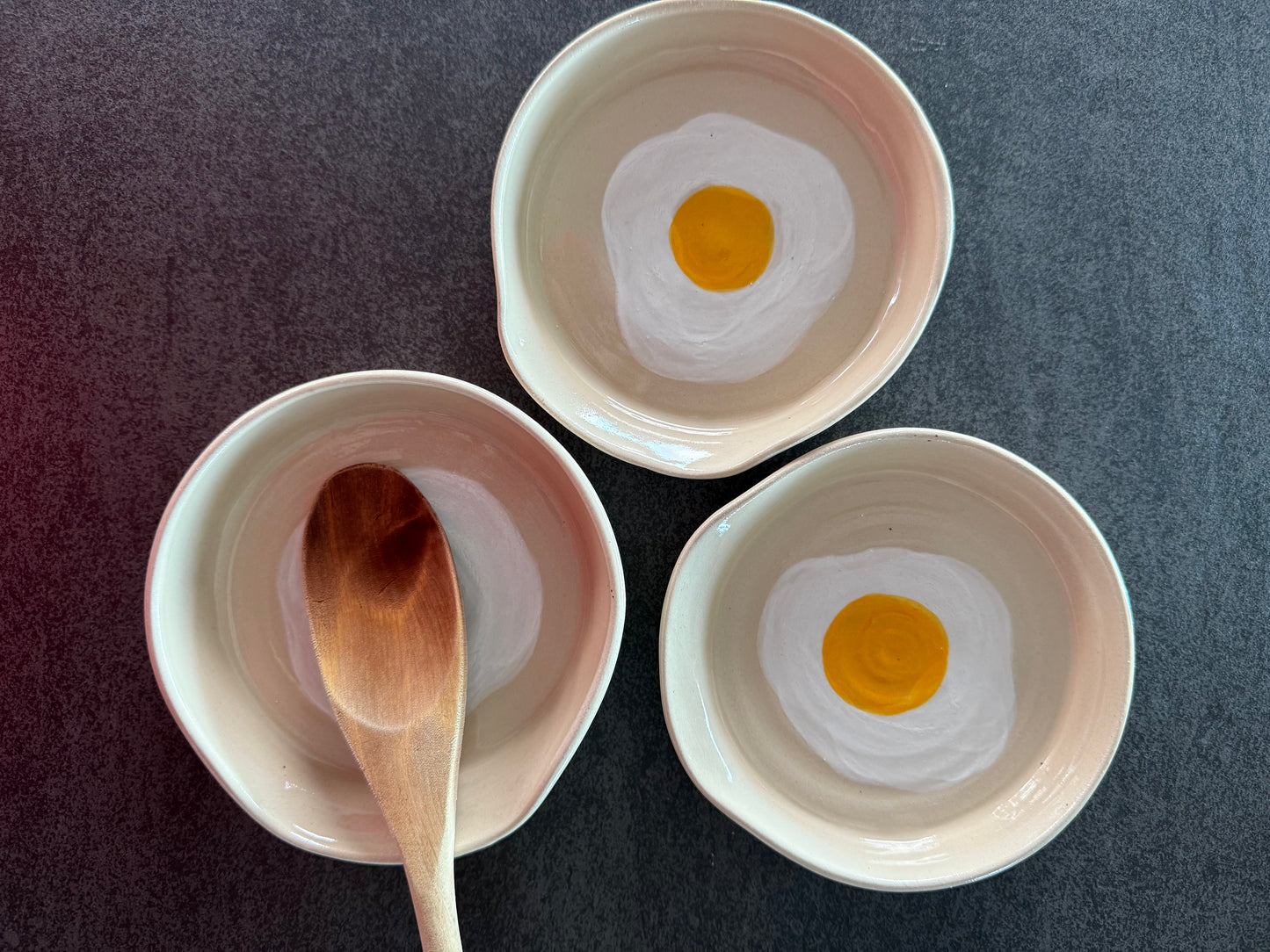 Spoon rest- fried egg