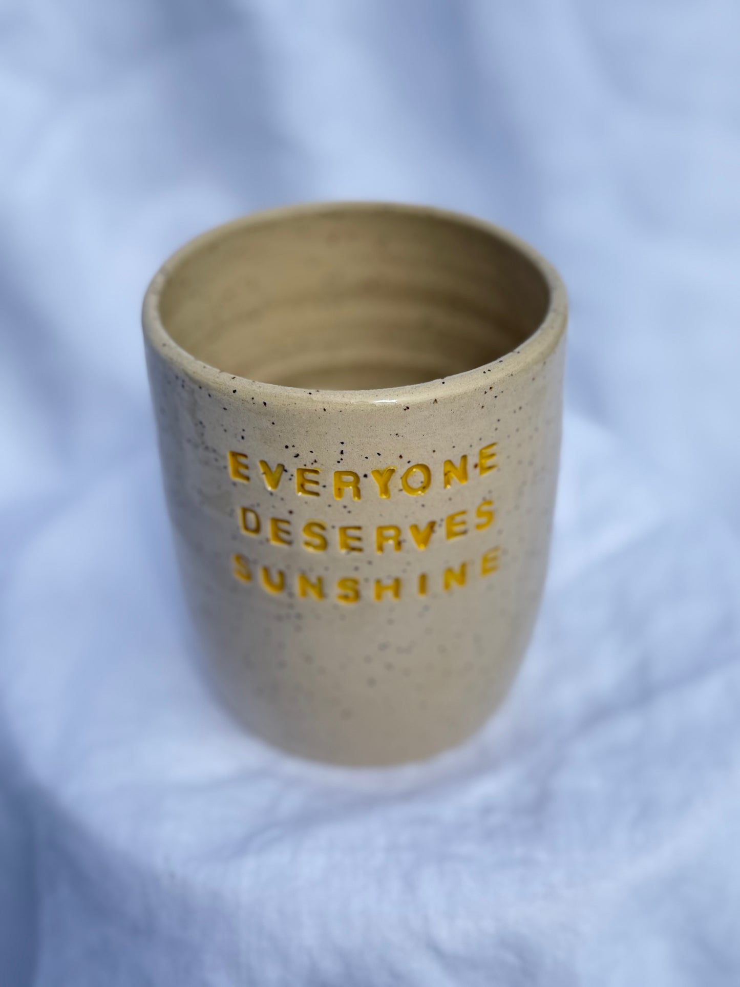‘Everyone Deserves Sunshine’ tumbler