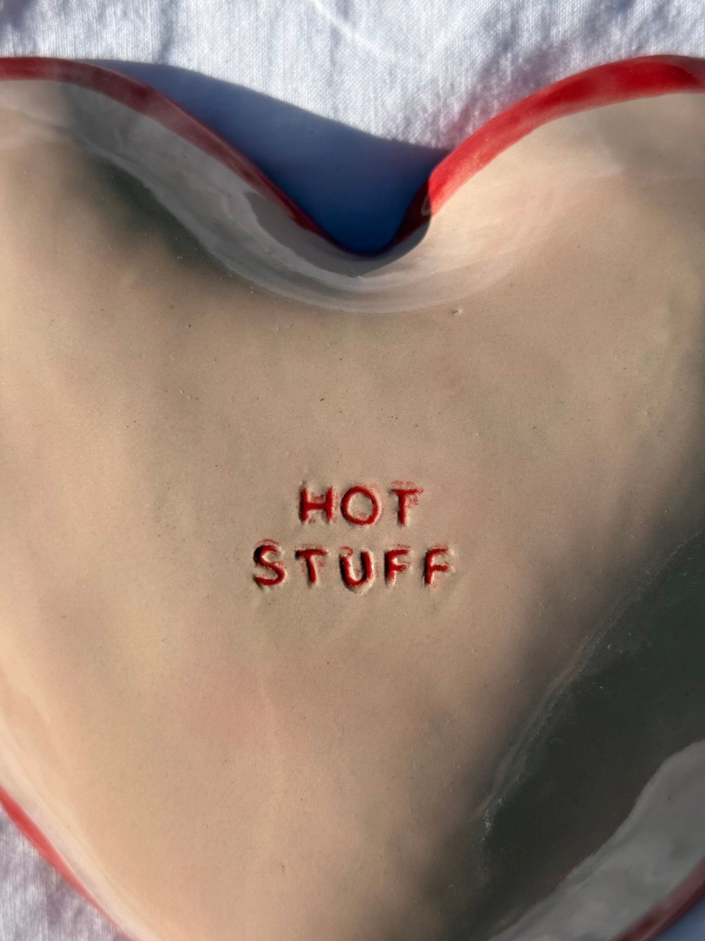 Hot stuff candy wall heart