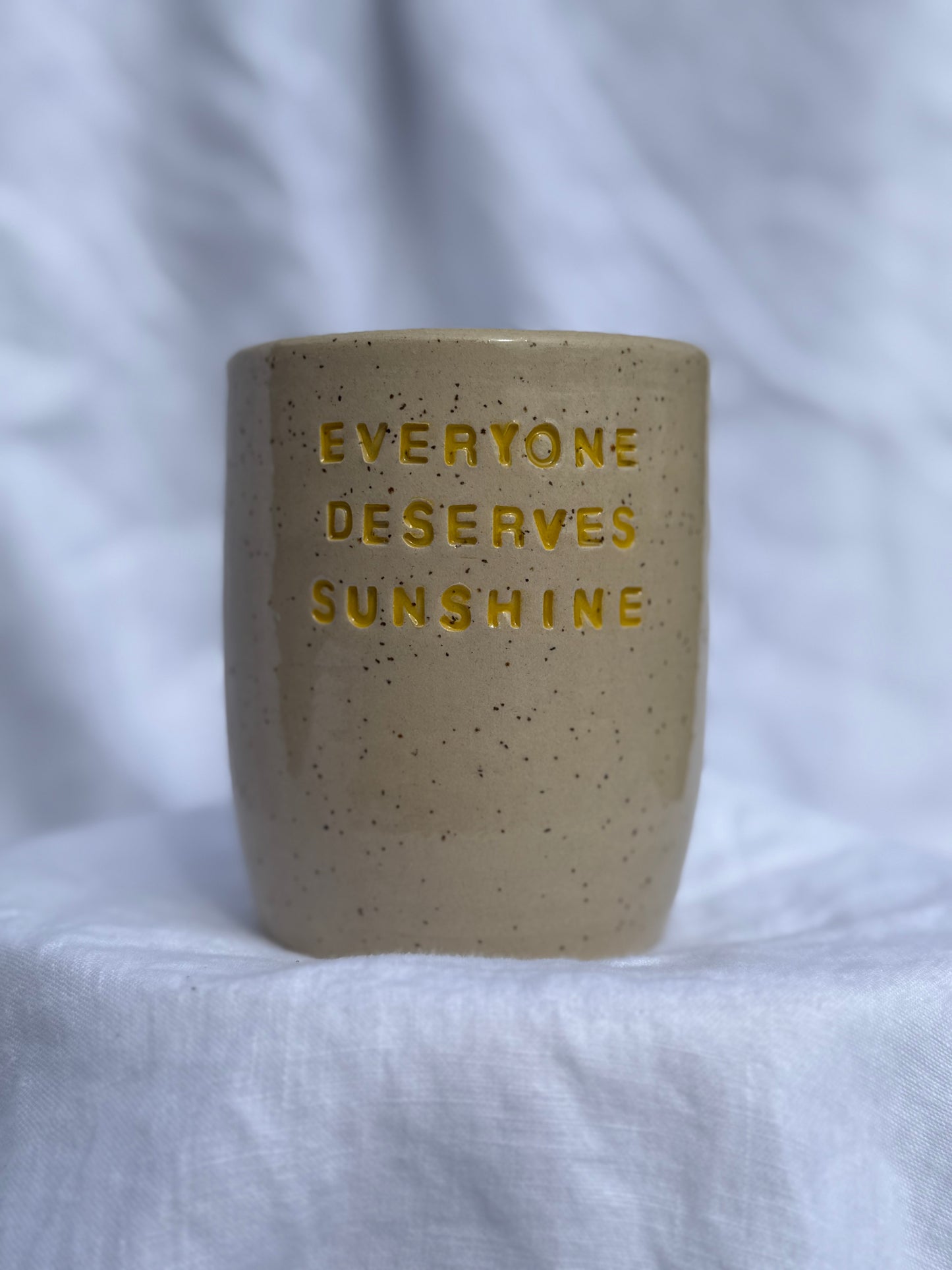 ‘Everyone Deserves Sunshine’ tumbler