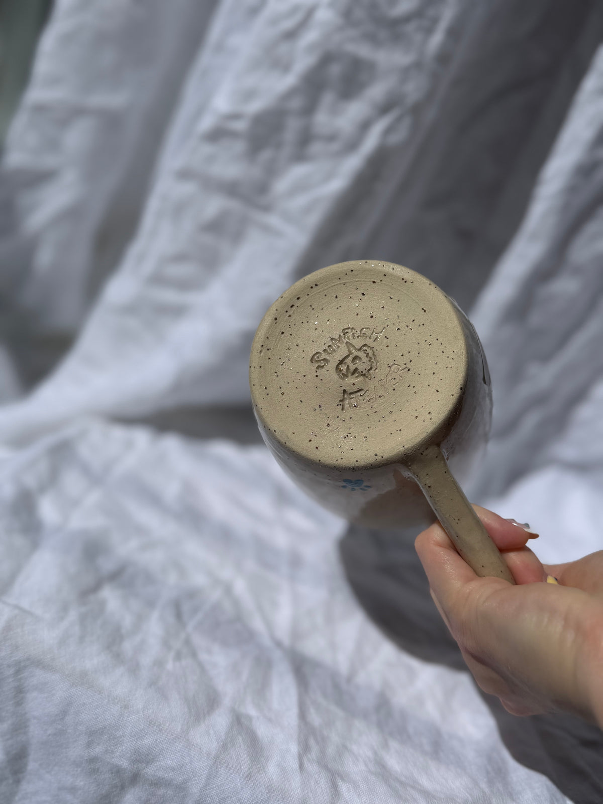 Dog Dad Mug - paw prints