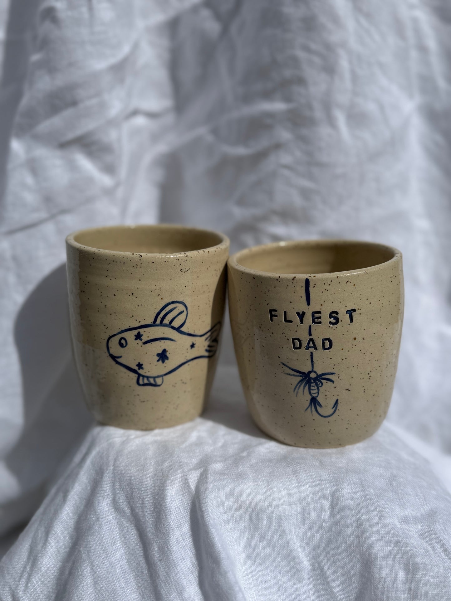 Flyest dad Tumbler - fish