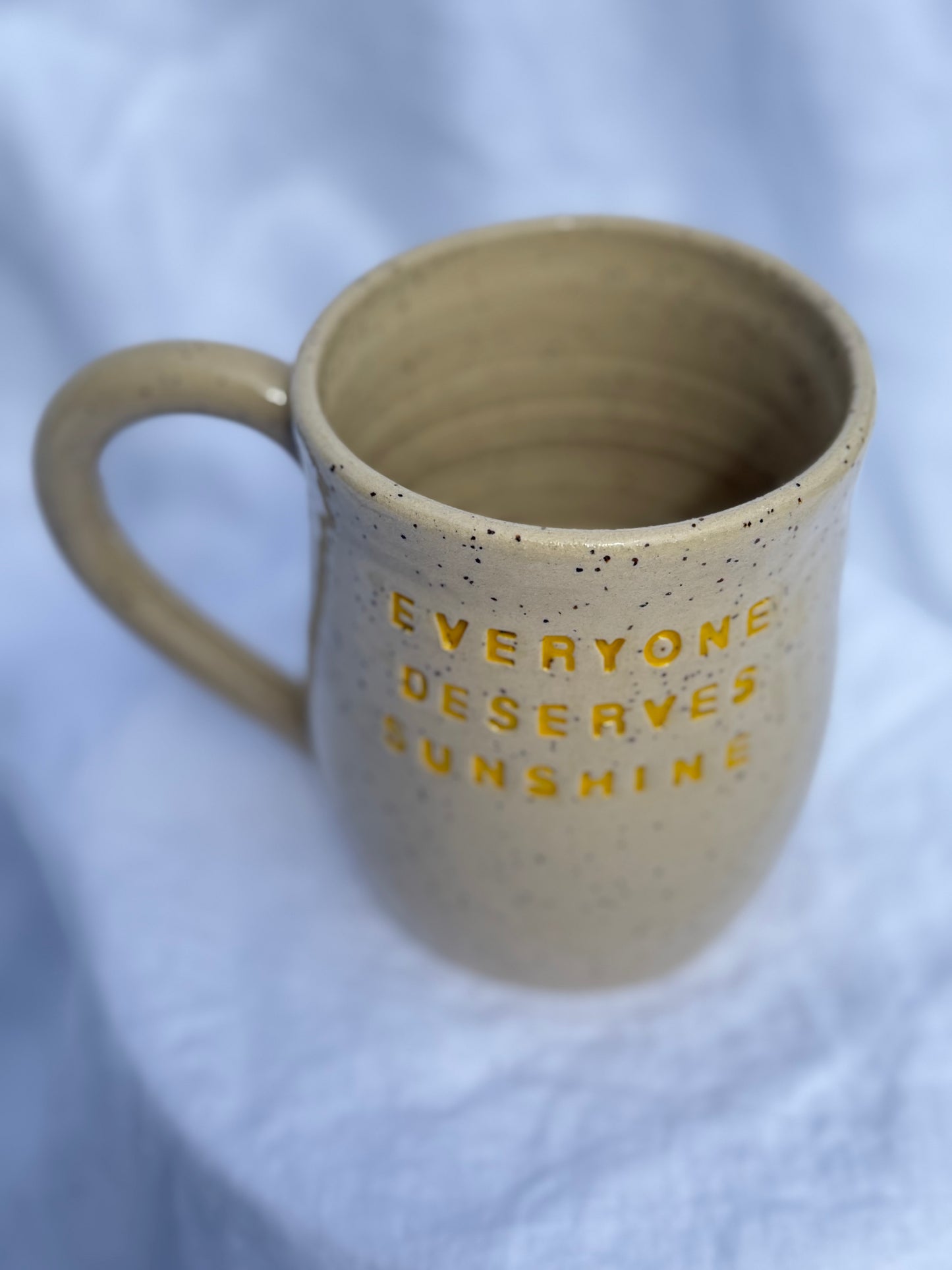‘Everyone Deserves Sunshine’ mug