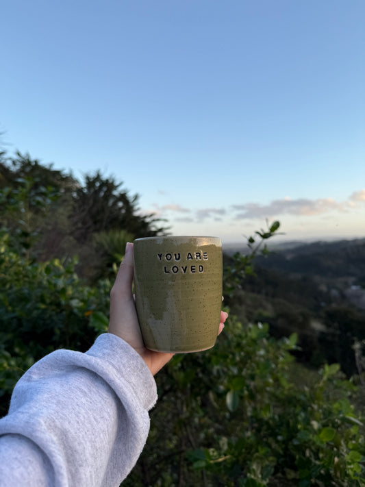 You Are Loved - Green Tumbler