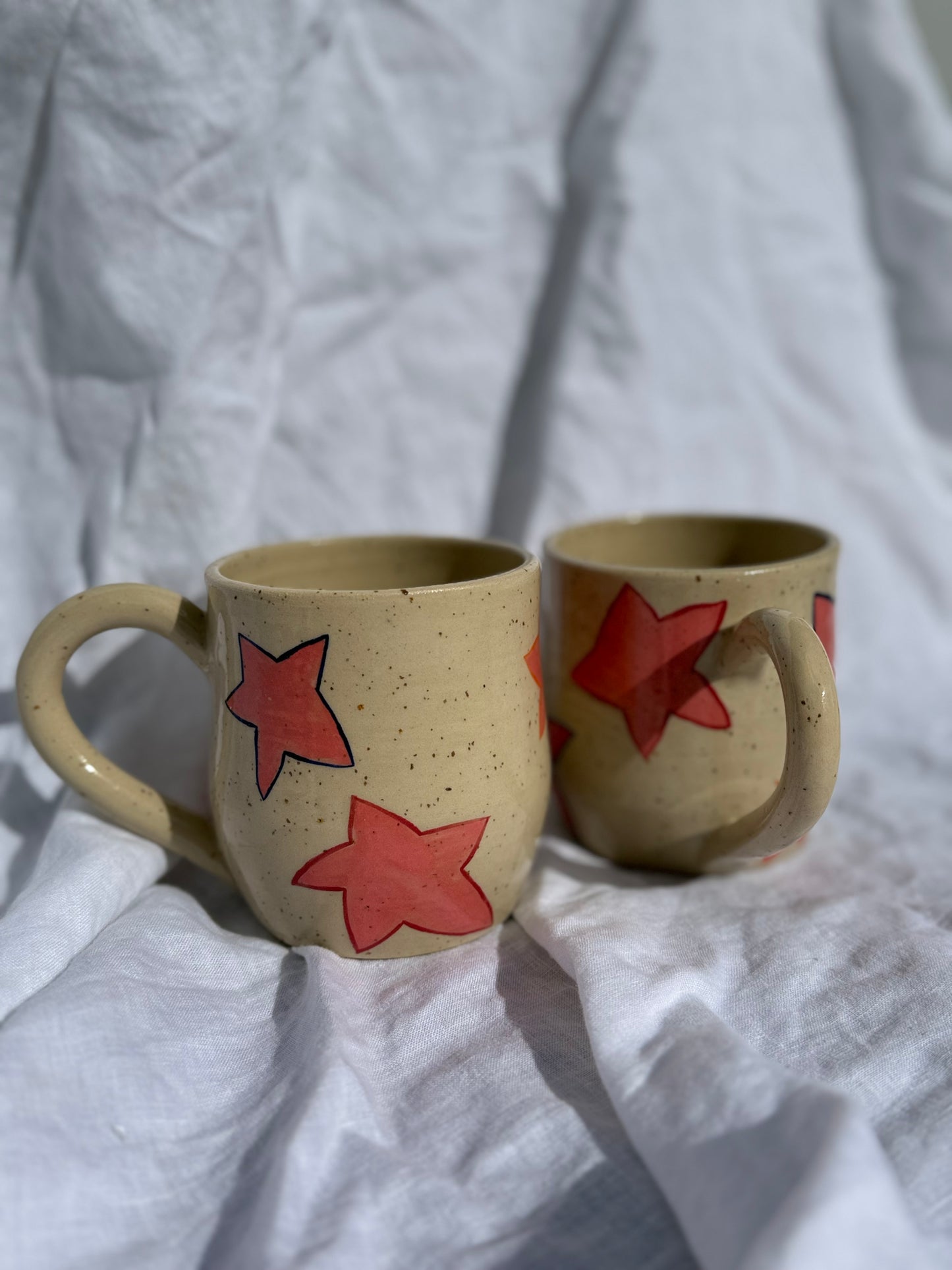 Funky star mugs