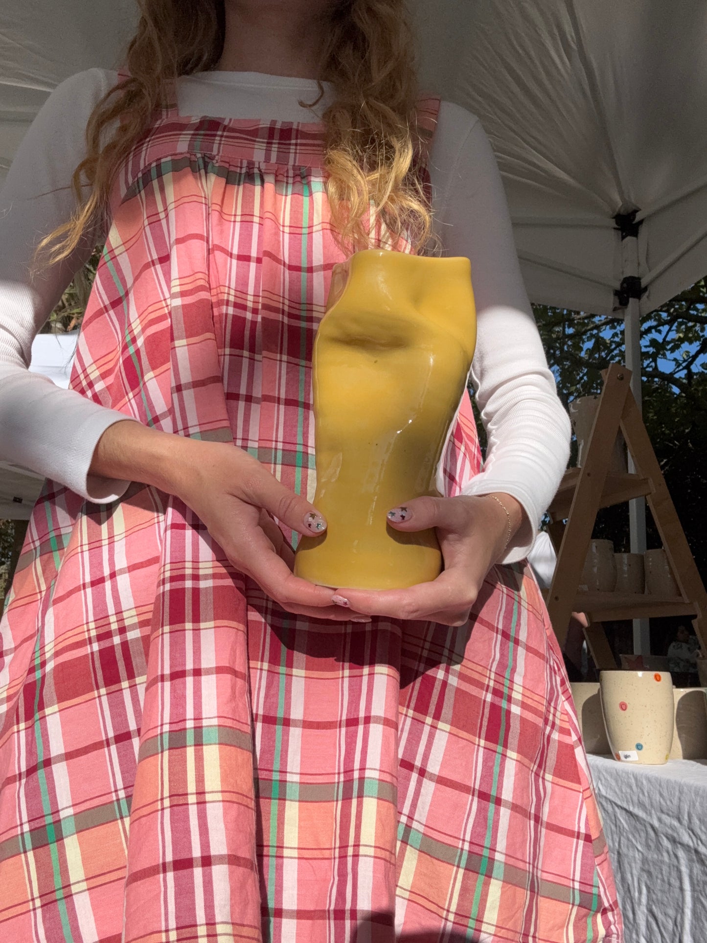 Squish Vase- yellow