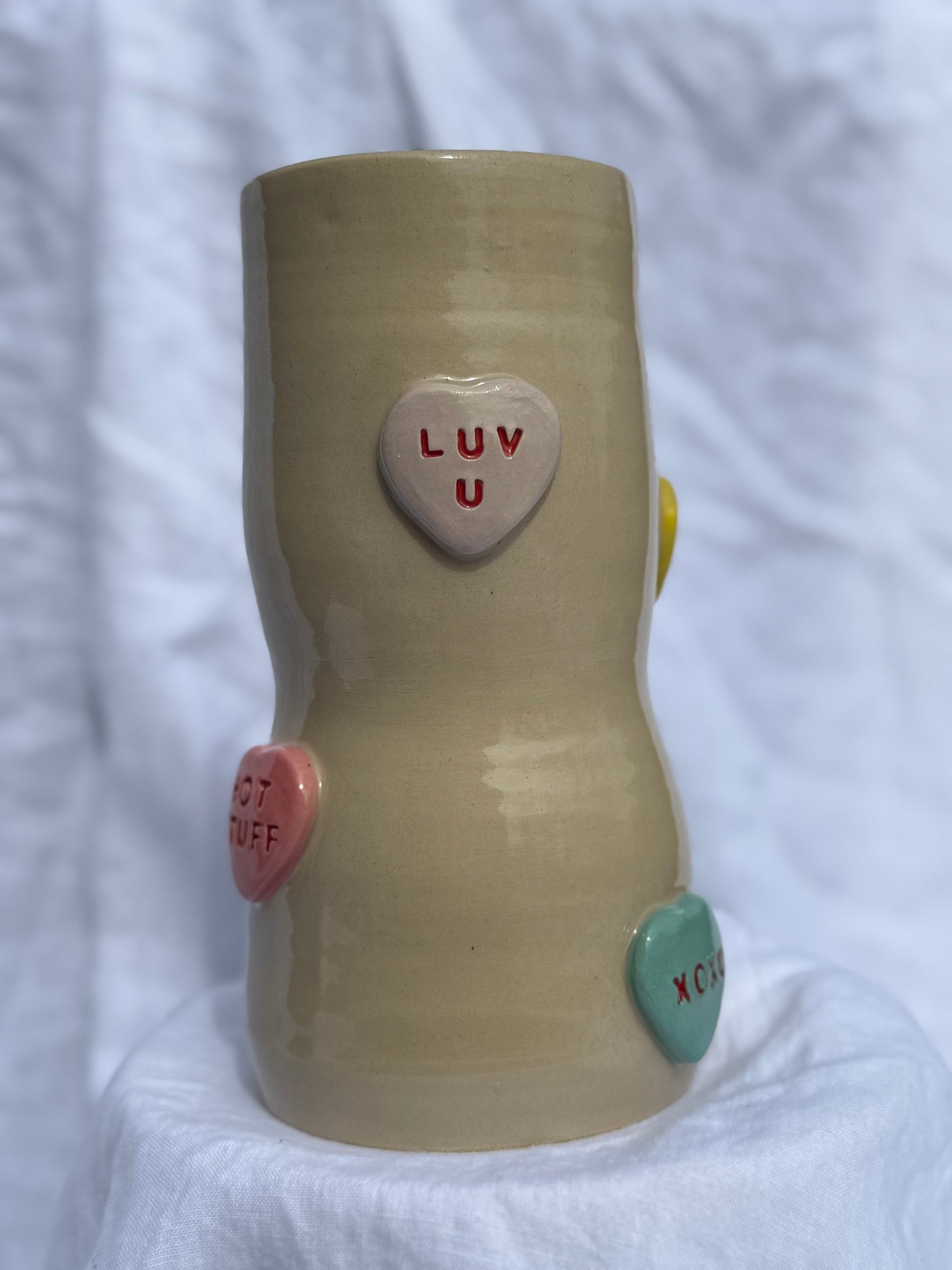 Candy Heart Vase #3