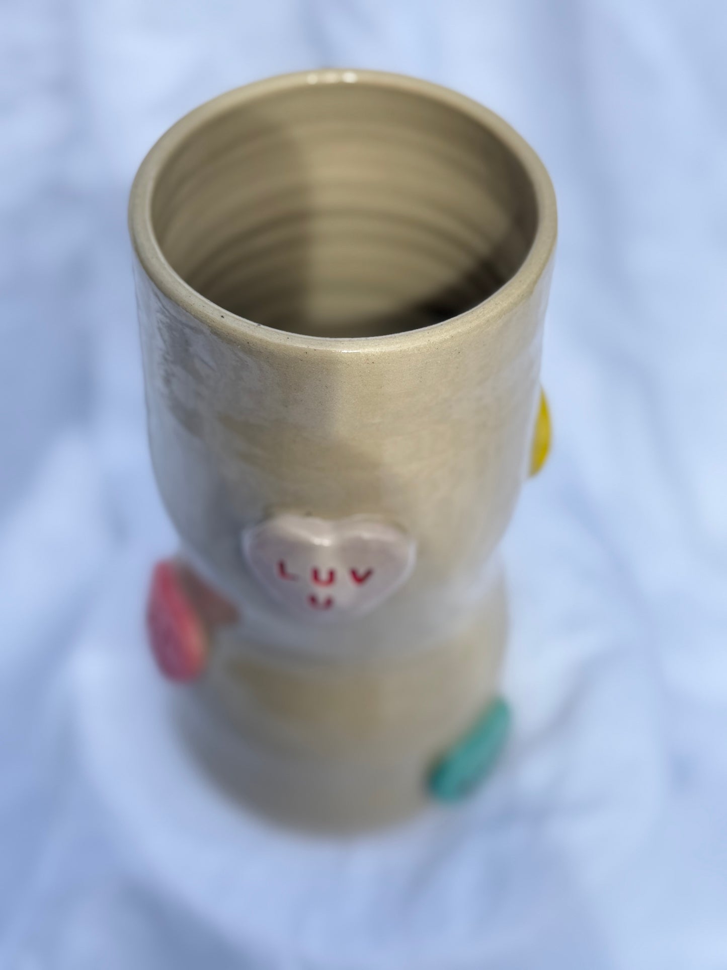 Candy Heart Vase #3